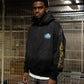 Siarr Crown Hoodie Washed Black
