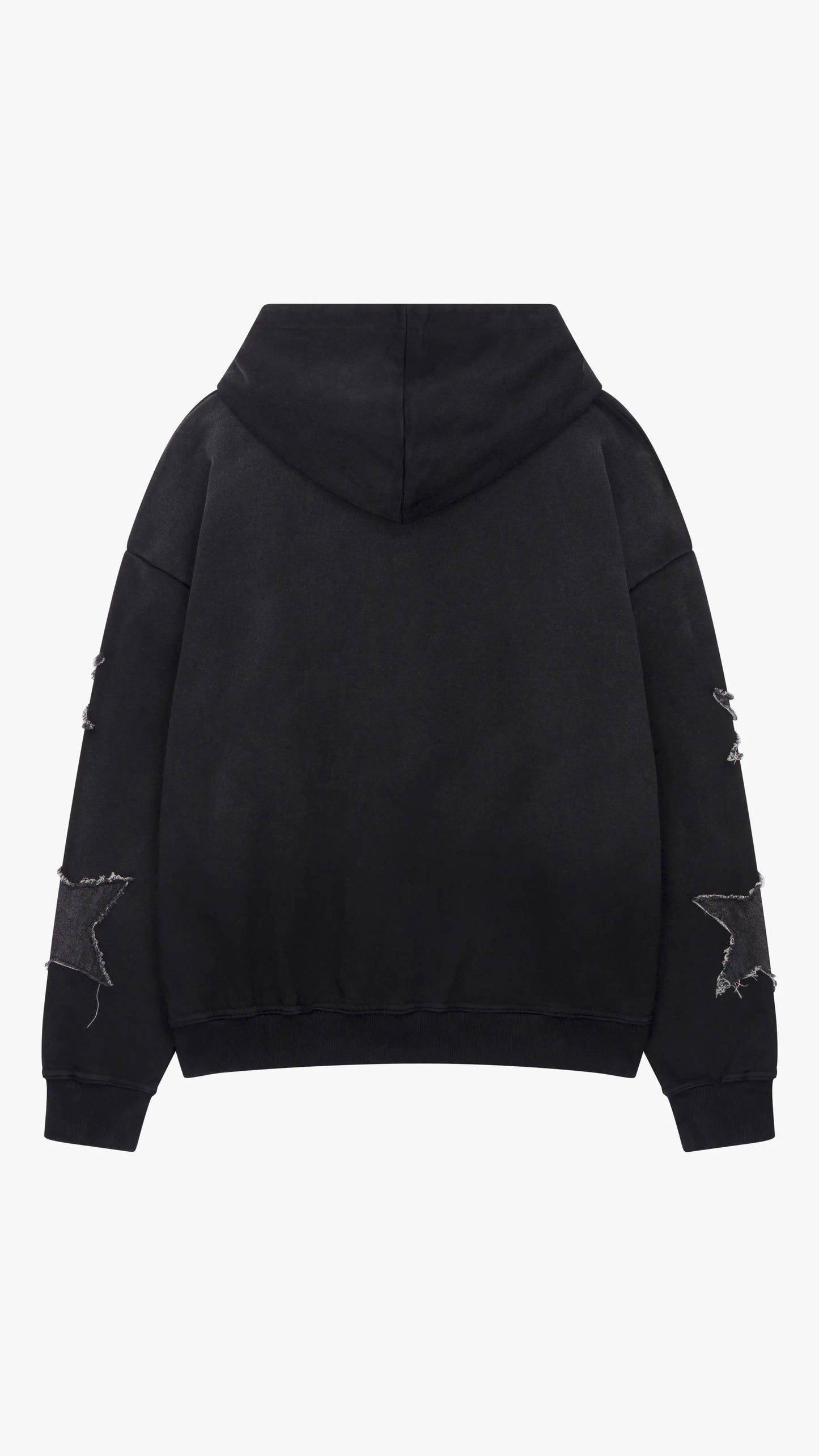 Siarr Star Hoodie Washed Black