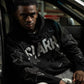 Siarr Star Hoodie Washed Black