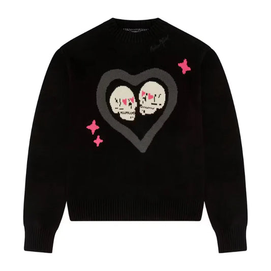 BROKEN PLANET HEARTS ARE MADE TO BE BROKEN KNIT SWEATER