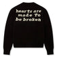 BROKEN PLANET HEARTS ARE MADE TO BE BROKEN KNIT SWEATER