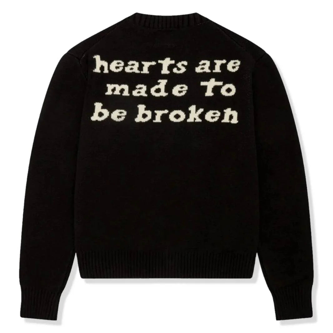 BROKEN PLANET HEARTS ARE MADE TO BE BROKEN KNIT SWEATER
