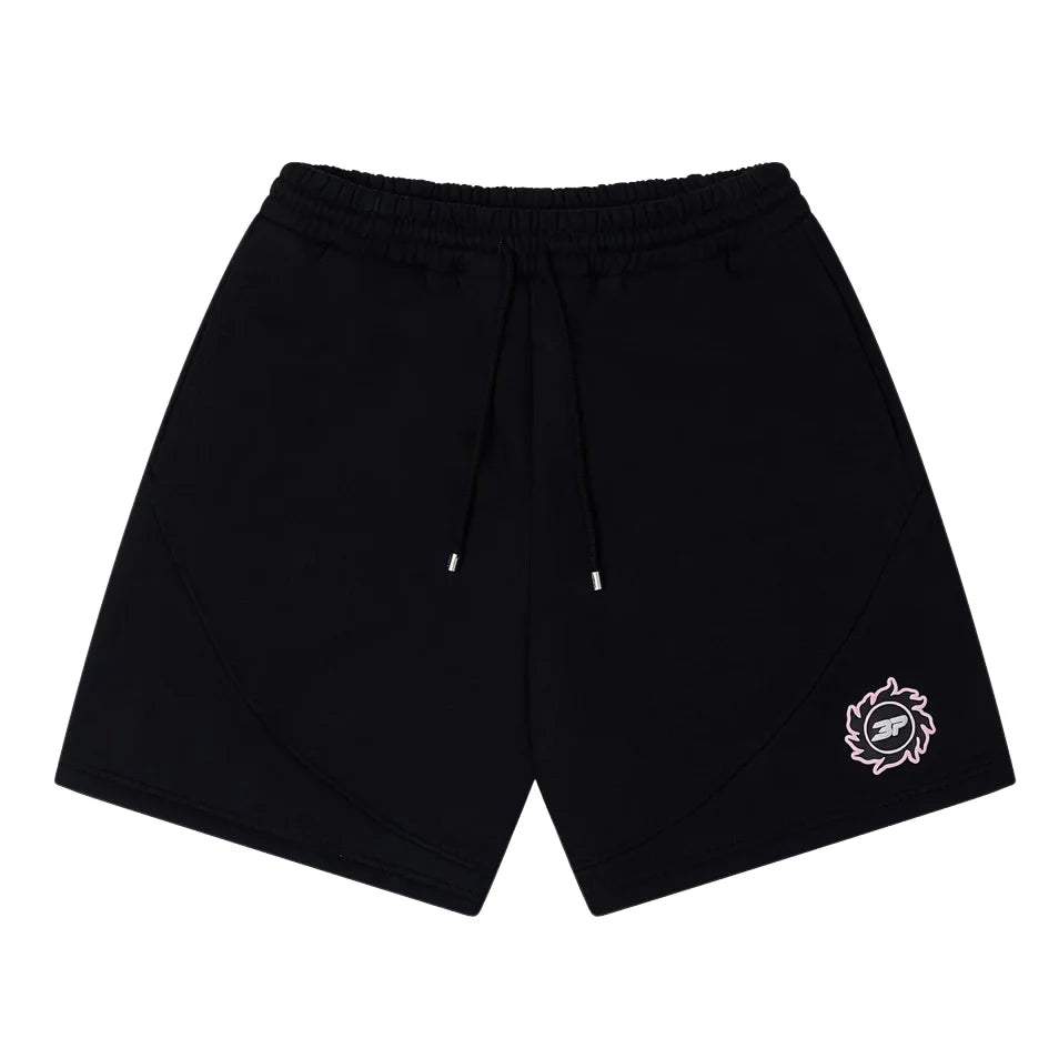BROKEN PLANET PERFORMANCE SHORTS BLACK PINK