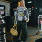 BROKEN PLANET SPORTS LONG SLEEVE TEE GREY YELLOW