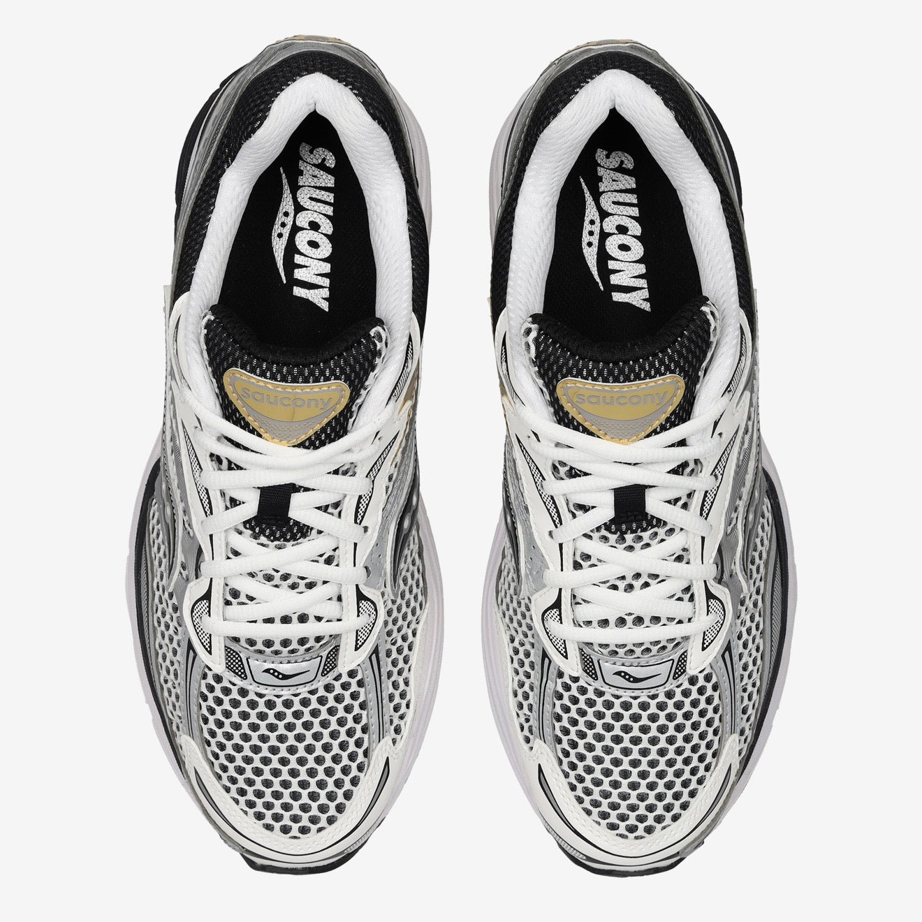 SAUCONY OG PROGRID OMNI 9 WHITE SILVER GOLD