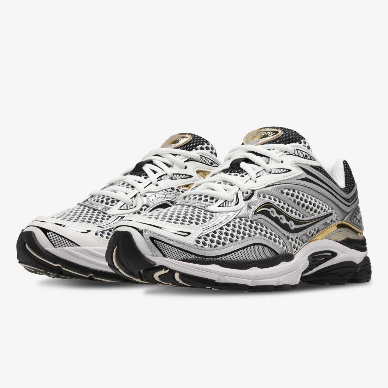 SAUCONY OG PROGRID OMNI 9 WHITE SILVER GOLD