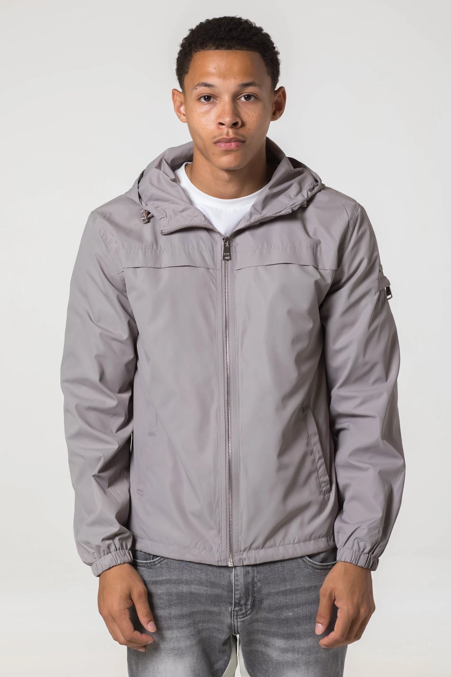 Siarr Windbreaker Jacket Grey