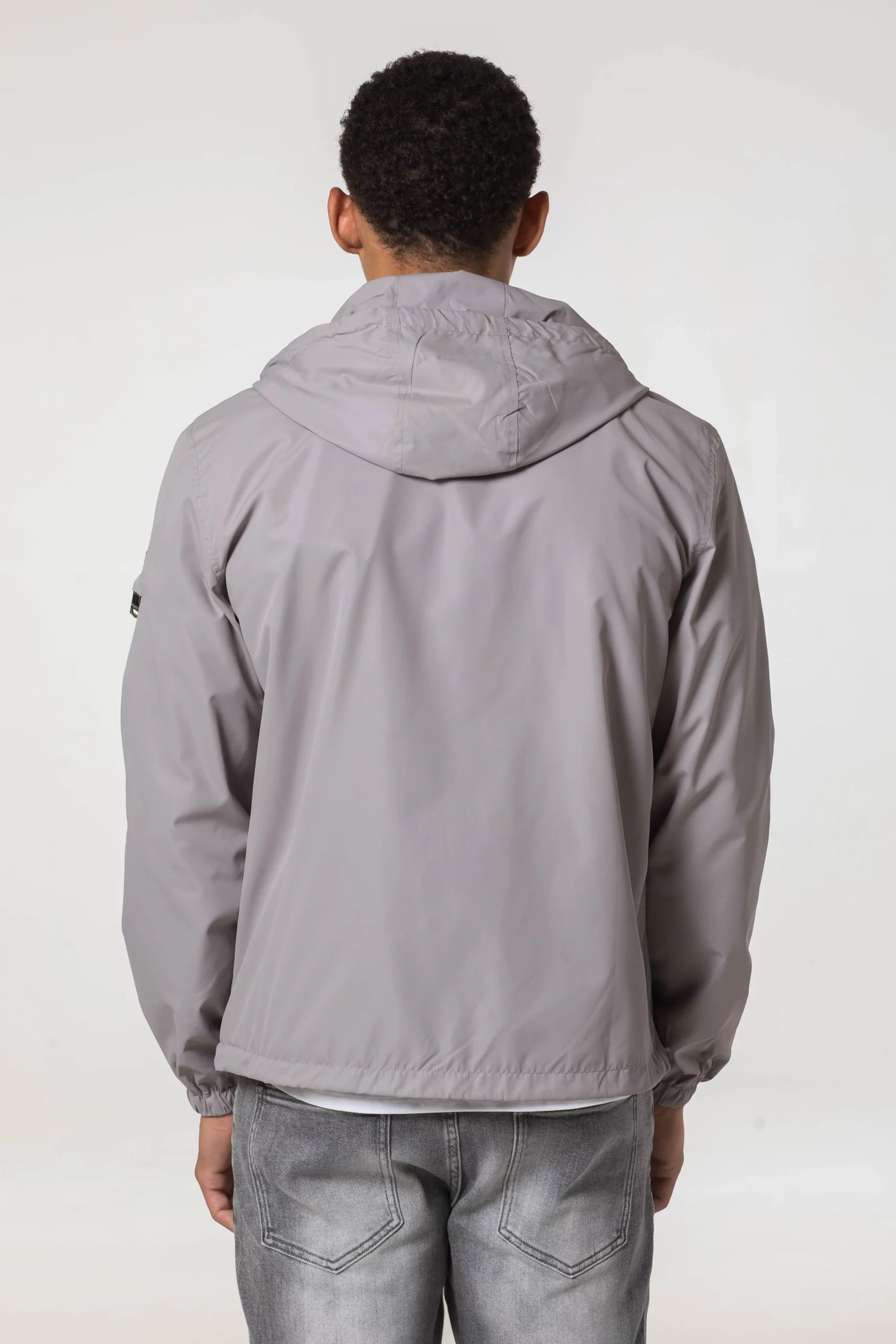 Siarr Windbreaker Jacket Grey