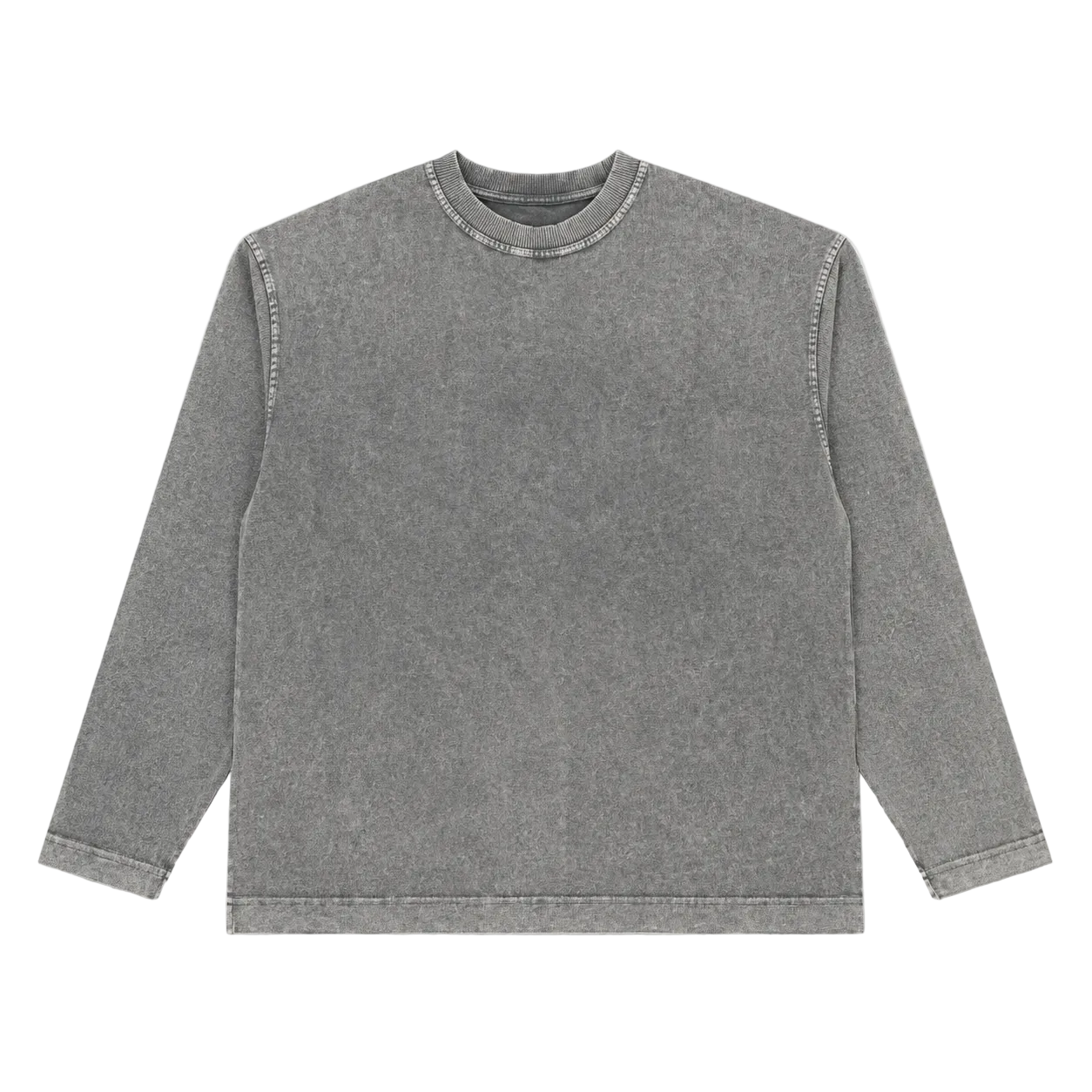 Baire Atelier Blank Long Sleeve Tee Charcoal
