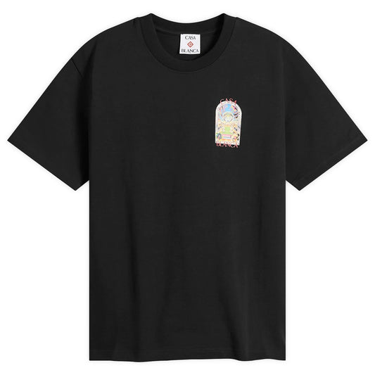 Casablanca Tennis Landscape Tee Black