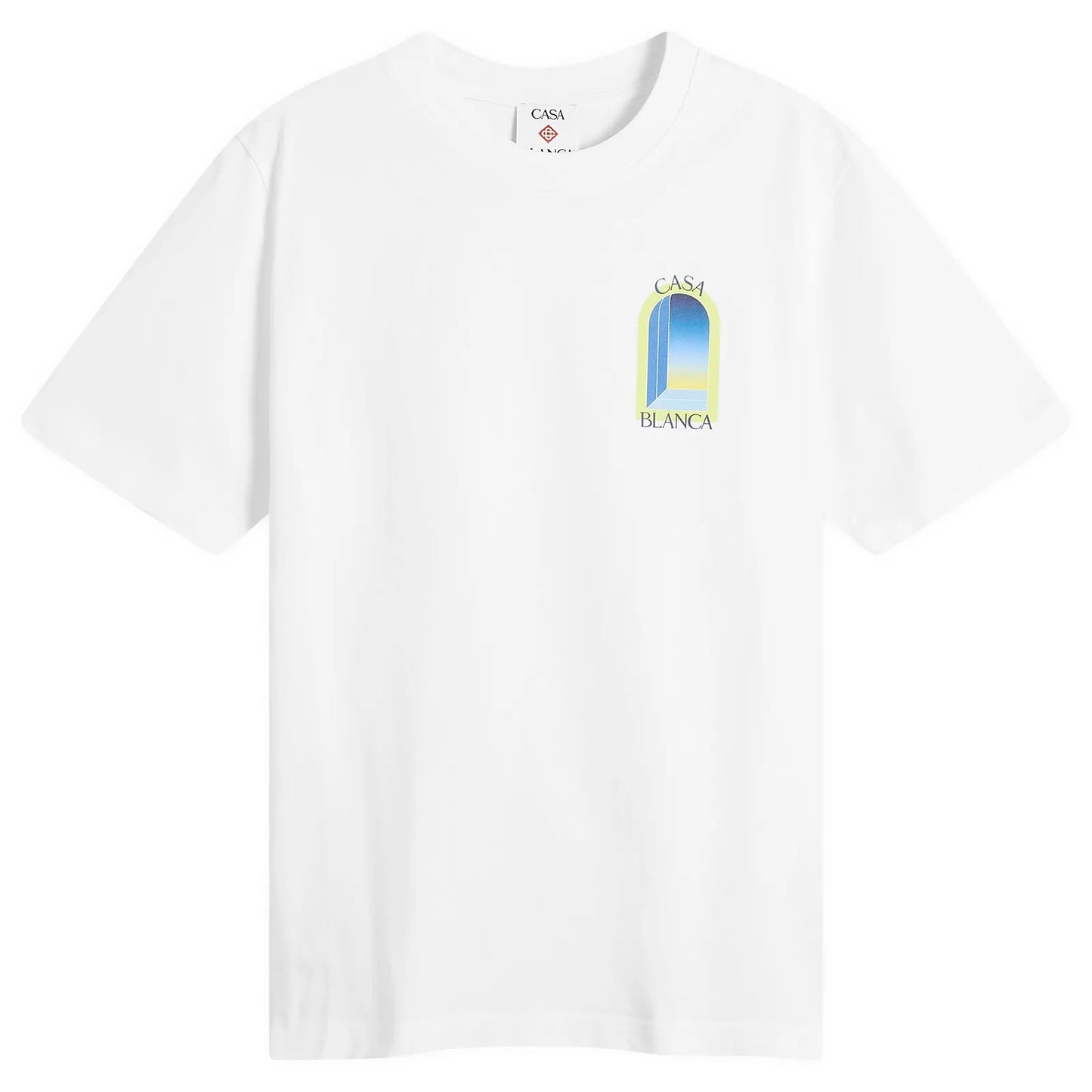 Casablanca Arches Tee White Lime