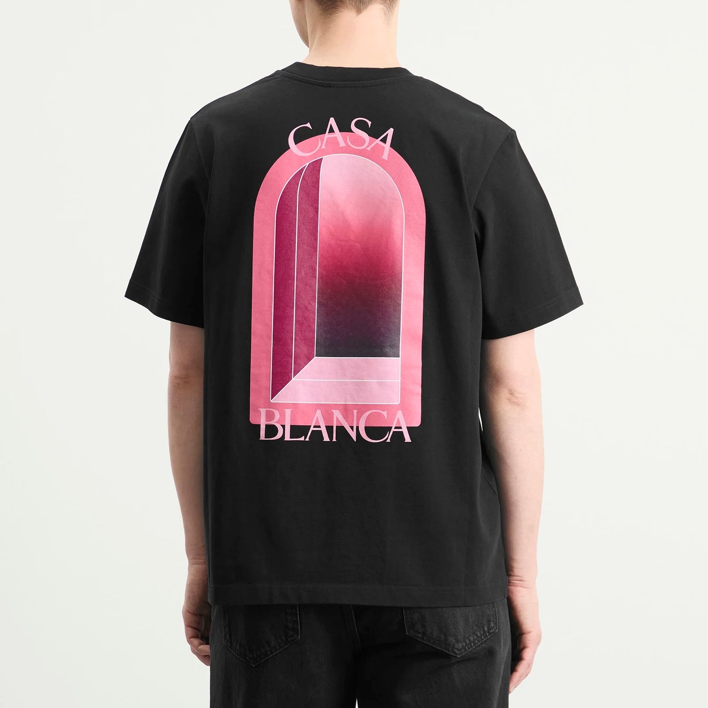 Casablanca Arches Tee Black Pink