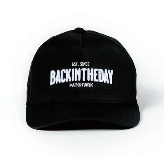 Patchwrk Back In The Day Cap Black