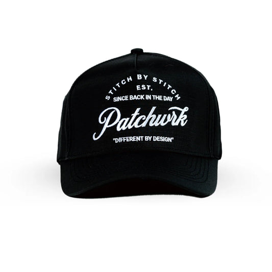 Patchwrk Stitch By Stitch Cap Black
