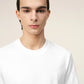AMI Paris Embossed Tee Off White
