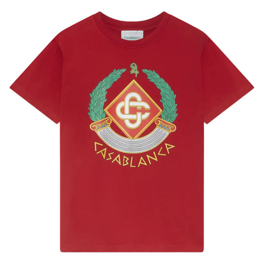 Casablanca Crest Tee Red