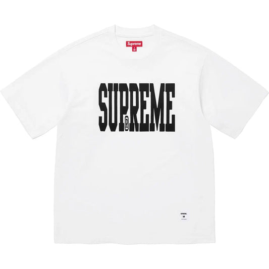 Supreme Stretch Logo S/S Top White (FW26)