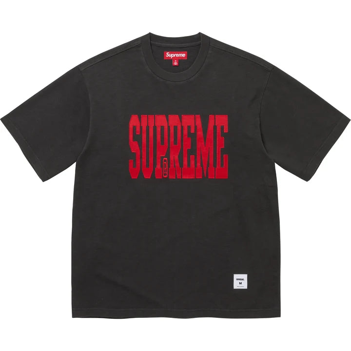 Supreme Stretch Logo S/S Top Black (FW26)