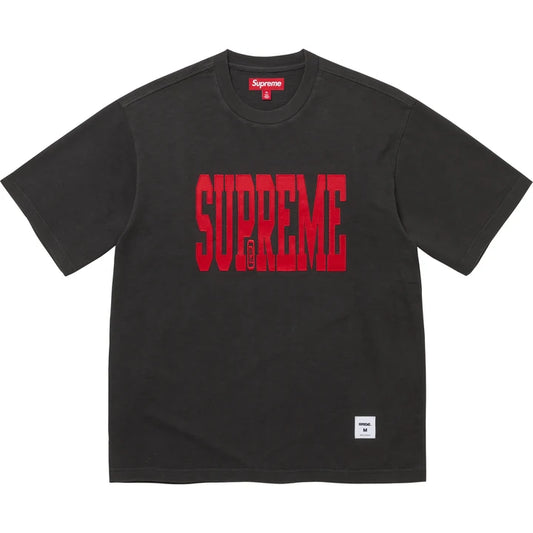 Supreme Stretch Logo S/S Top Black (FW26)
