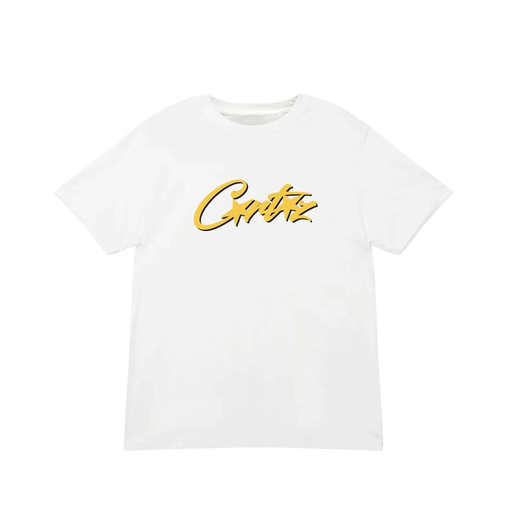 CORTEIZ YELLOW ALLSTARZ TEE WHITE