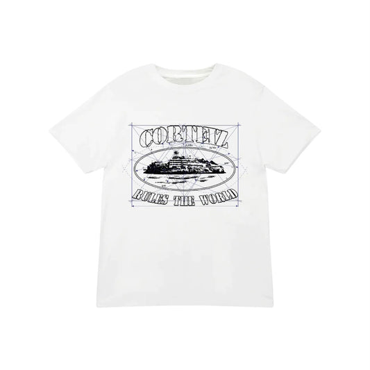 CORTEIZ MATH ALCATRAZ TEE WHITE