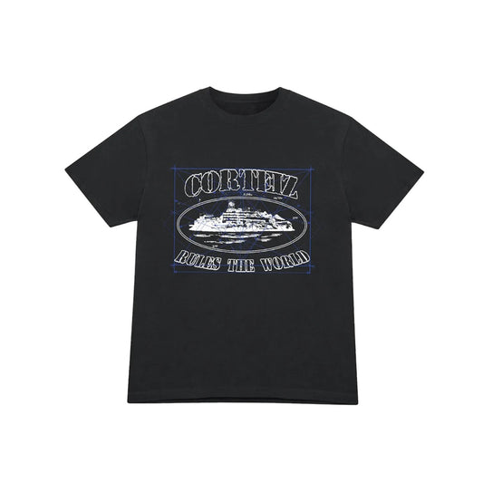 CORTEIZ MATH ALCATRAZ TEE BLACK