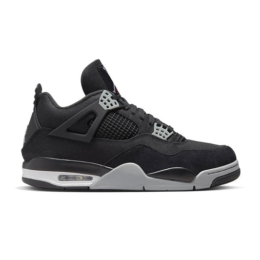 JORDAN 4 'BLACK CANVAS'